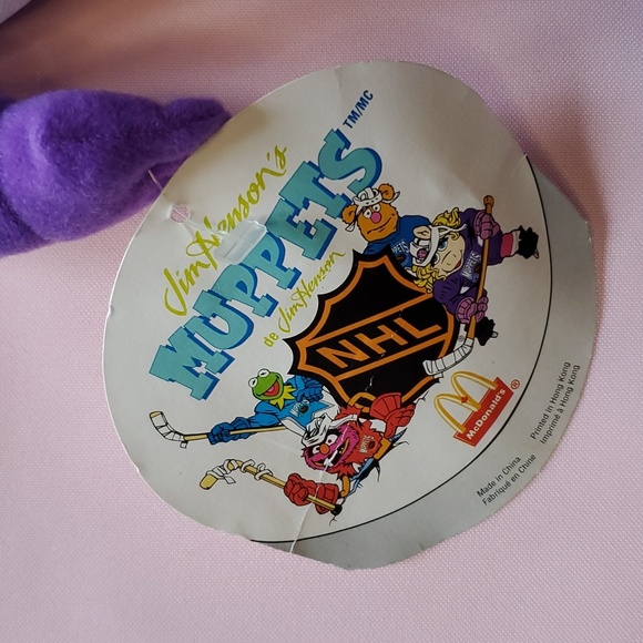 Collectible 1995 McDonald's NHL Miss Piggy Muppets Plush Doll *original tags* - Picture 3 of 6